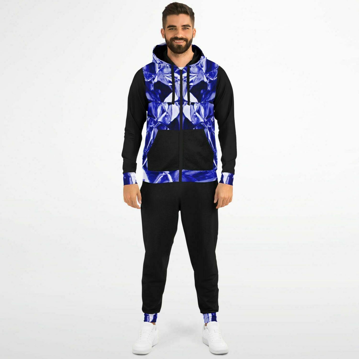 Men's Glass Bear Zip-Up Hoodie & Jogger