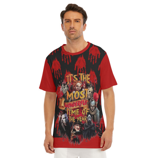 Men's Halloween Scariest Killers O-Neck T-Shirt