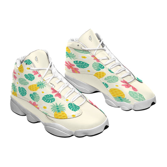 Cute Pineapple design with a taste of vanilla the upper is made of leather and the sole is made of Rubber for Anti-Slippery, Hard-Wearing, and Shock-Absorbent.