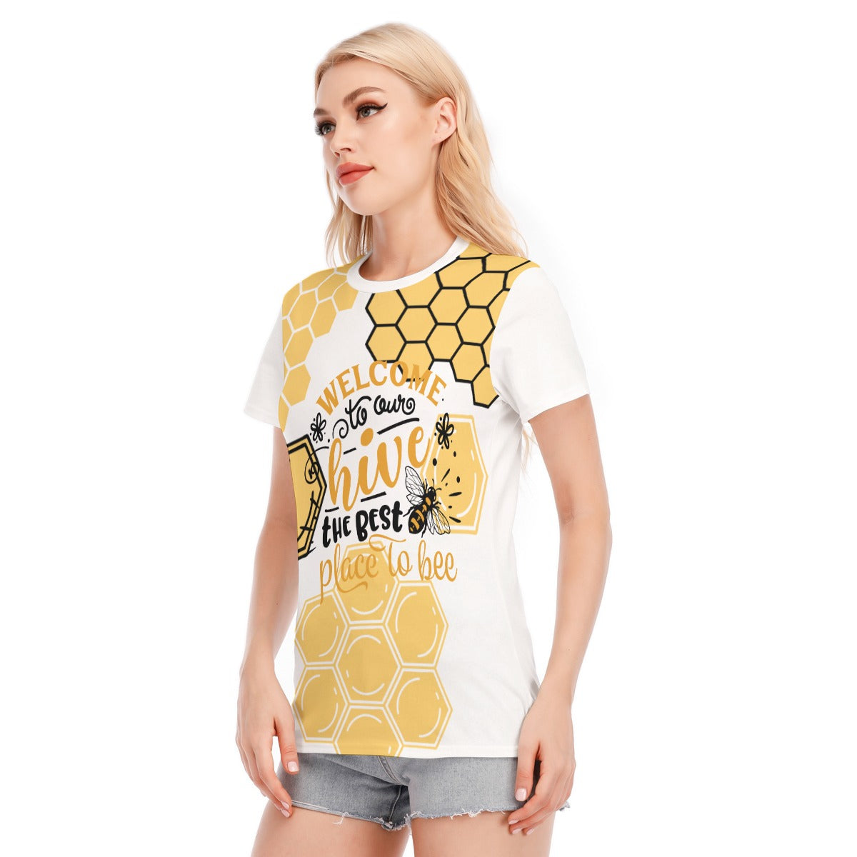 I'm A Bee "Bee the Hive" Women's Round Neck T-Shirt