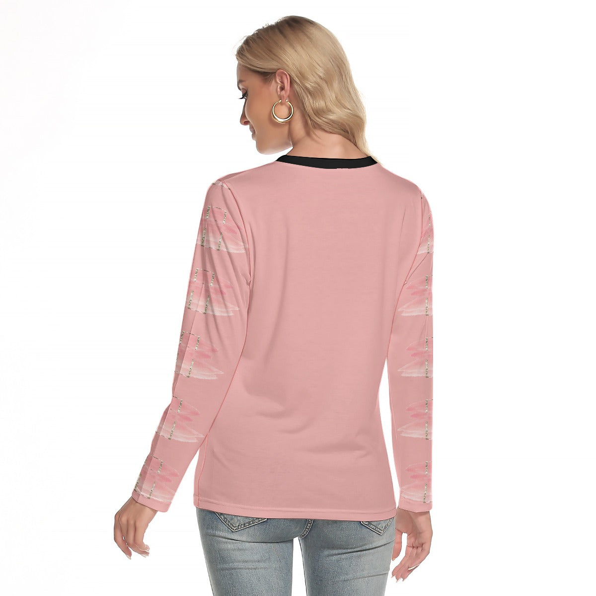 Same Bitch Different Day Pink and Black Long Sleeve T-shirt for Women's