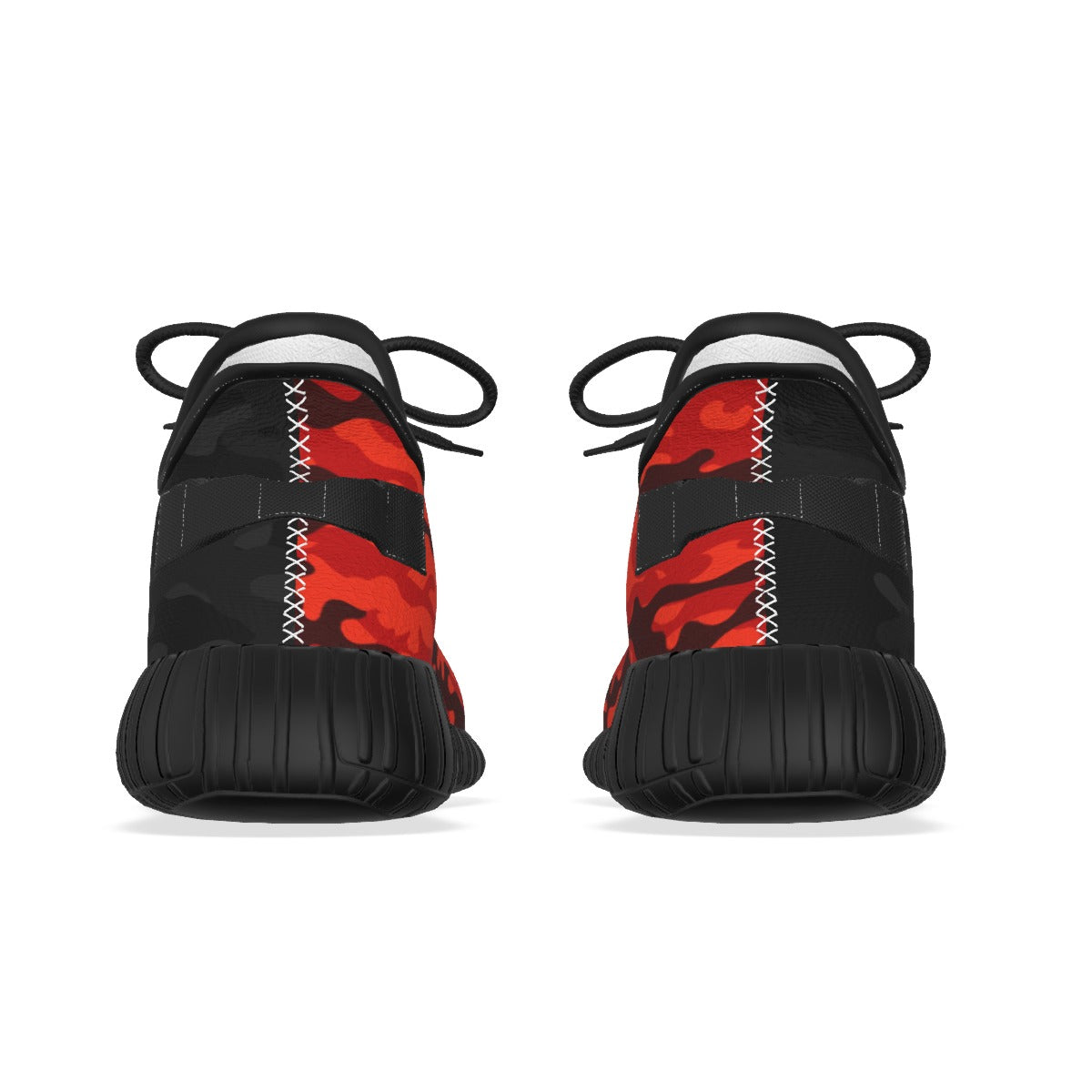 Two-Faced Black and Red Camo Men's Coconut Shoes