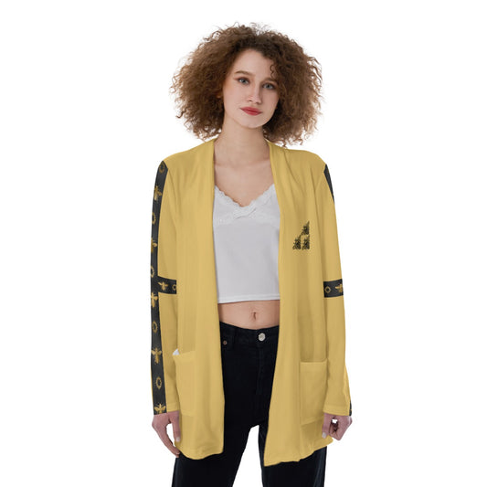 I'm A Bee "Bee Irresistible" Women's Patch Pocket Cardigan