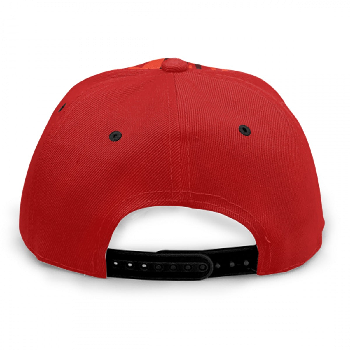 "Now What" Red Camo Baseball Cap With Flat Brim