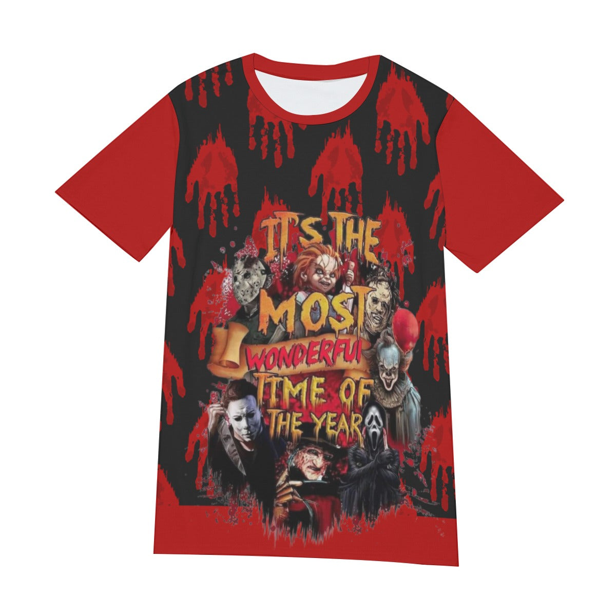 Men's Halloween Scariest Killers O-Neck T-Shirt | Sizes XS-5XL