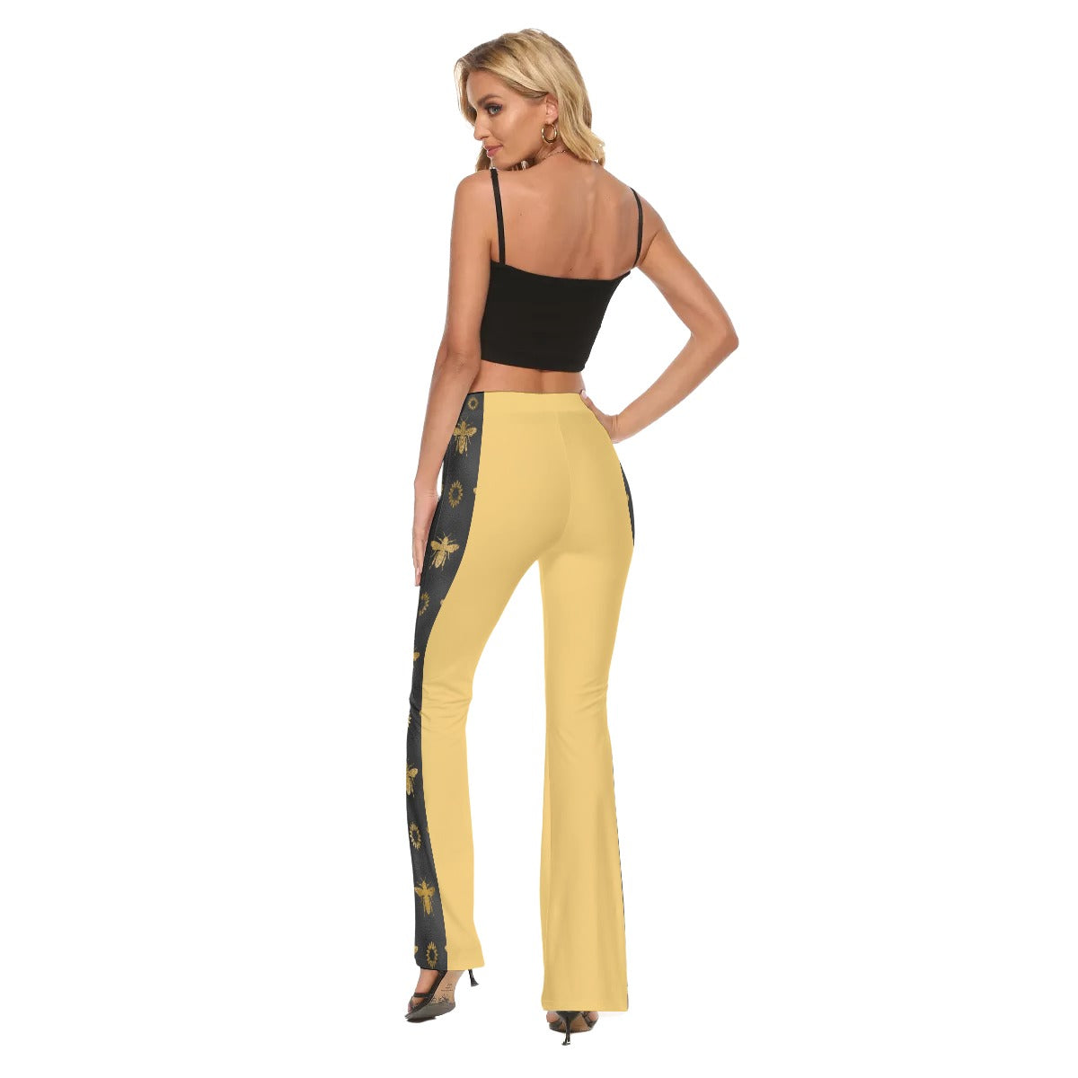 I'm A Bee "Bee Consumed" Women's Skinny Flare Pants