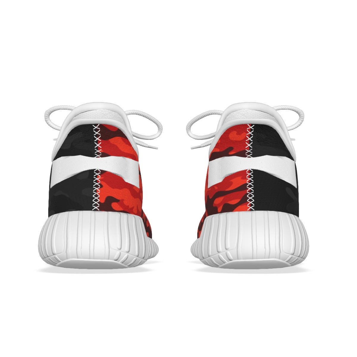 Two-Faced Black and Red Camo Men's Coconut Shoes