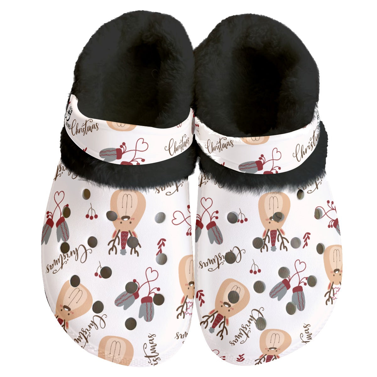 Holiday Fleece Clogs for Women's