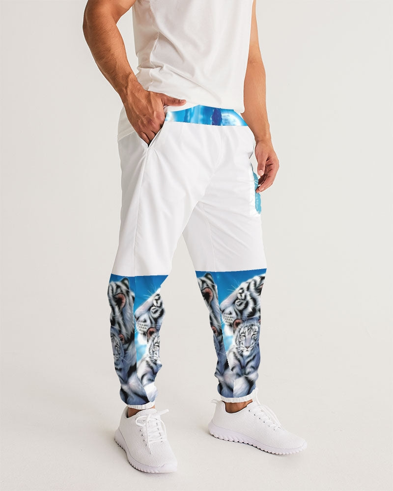 Men's So Giga Blue Tiger Love Joggers Track Pants | Sizes XS-3XL