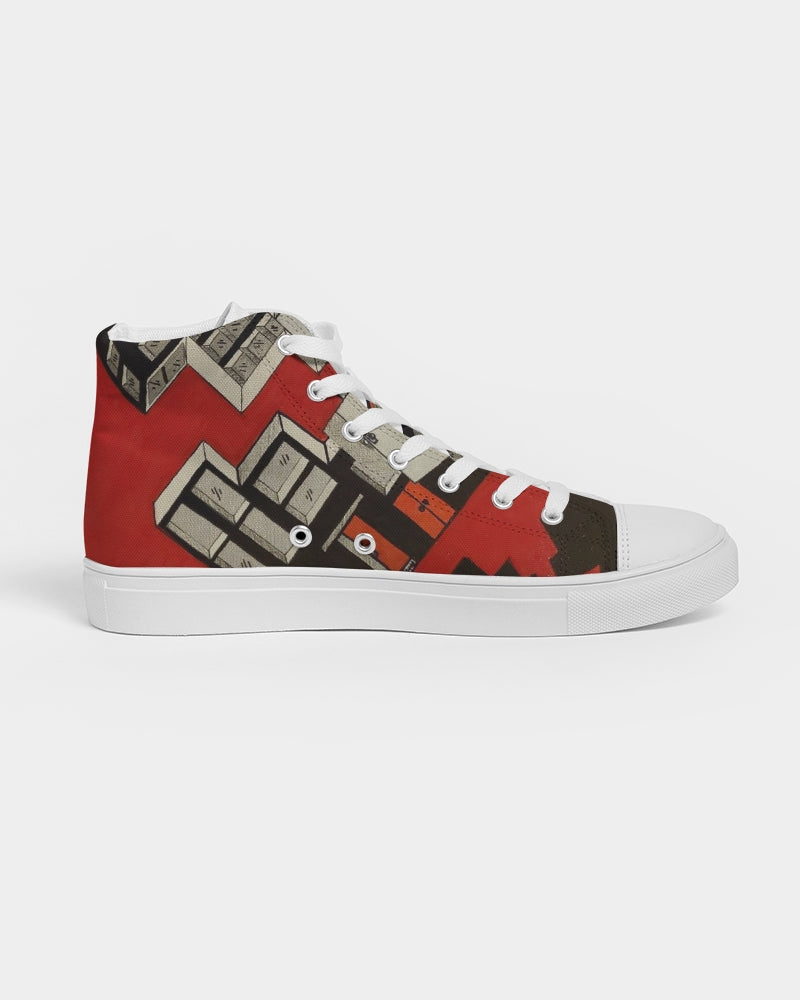 Right Side Up High-top Canvas Shoe for Men's