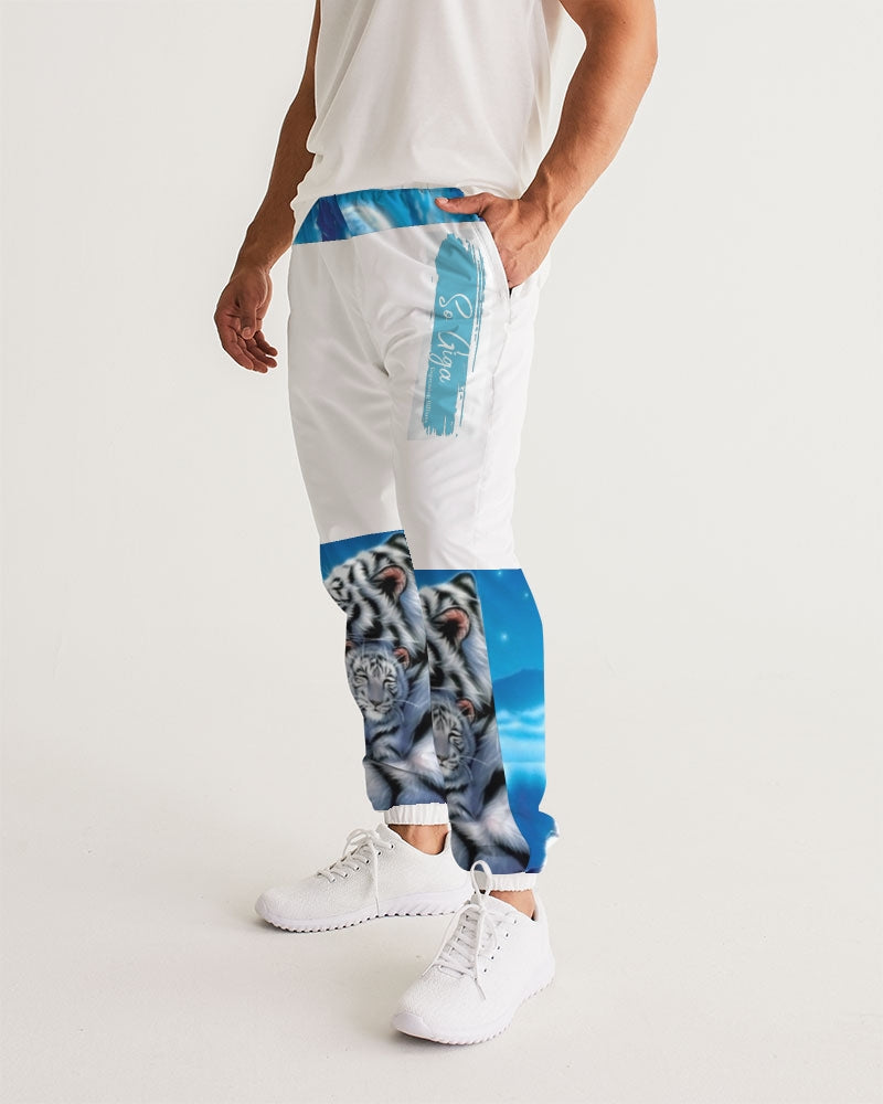 Men's So Giga Blue Tiger Love Joggers Track Pants | Sizes XS-3XL