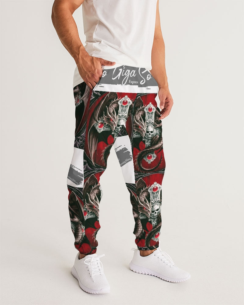 Crowne Red Men's Track Pants for Men's