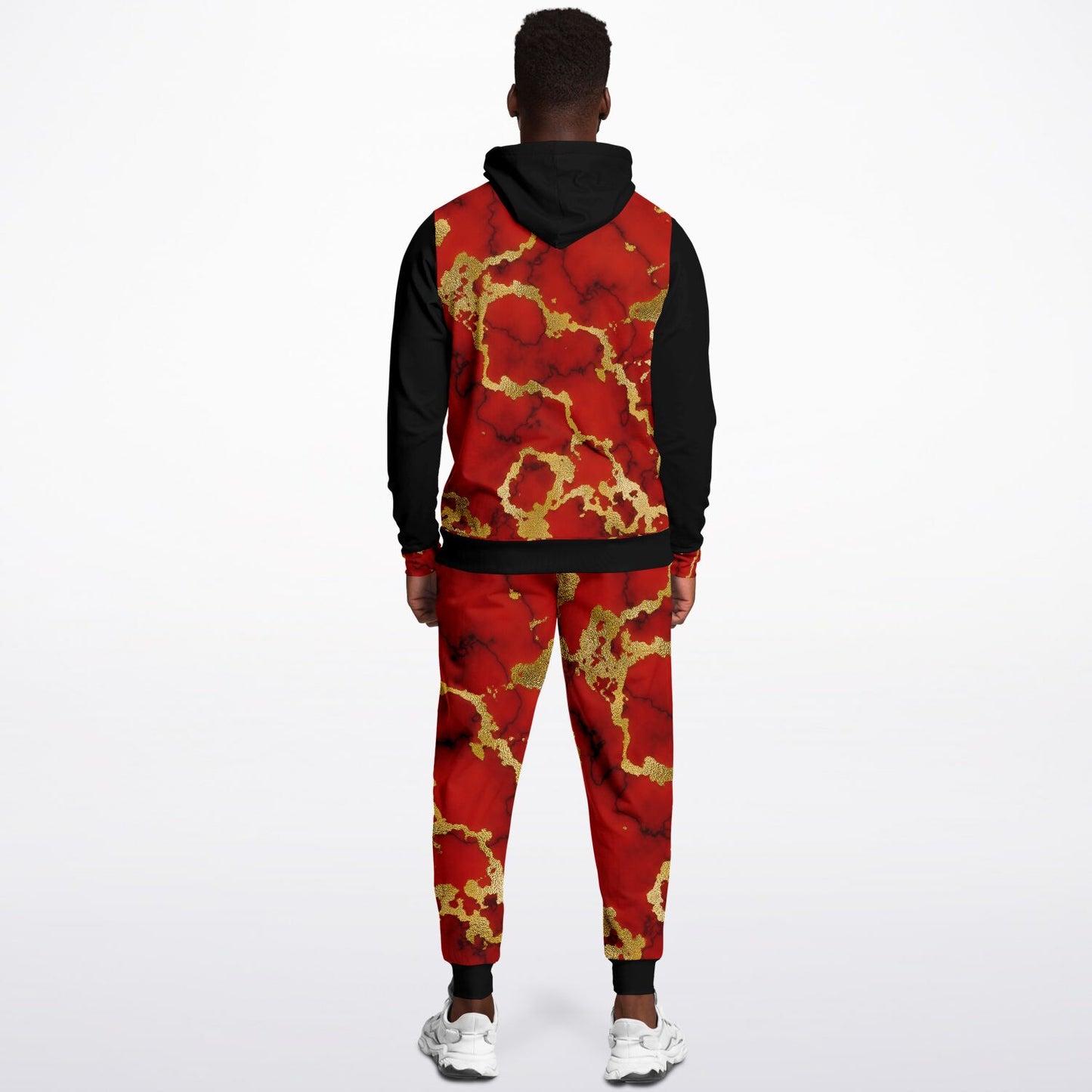 Marble Printed Designer Jogger Suit for Adult's