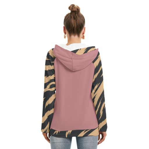 Classy with a side of Sassy Double Hood Drawstring Hoodie for Women's