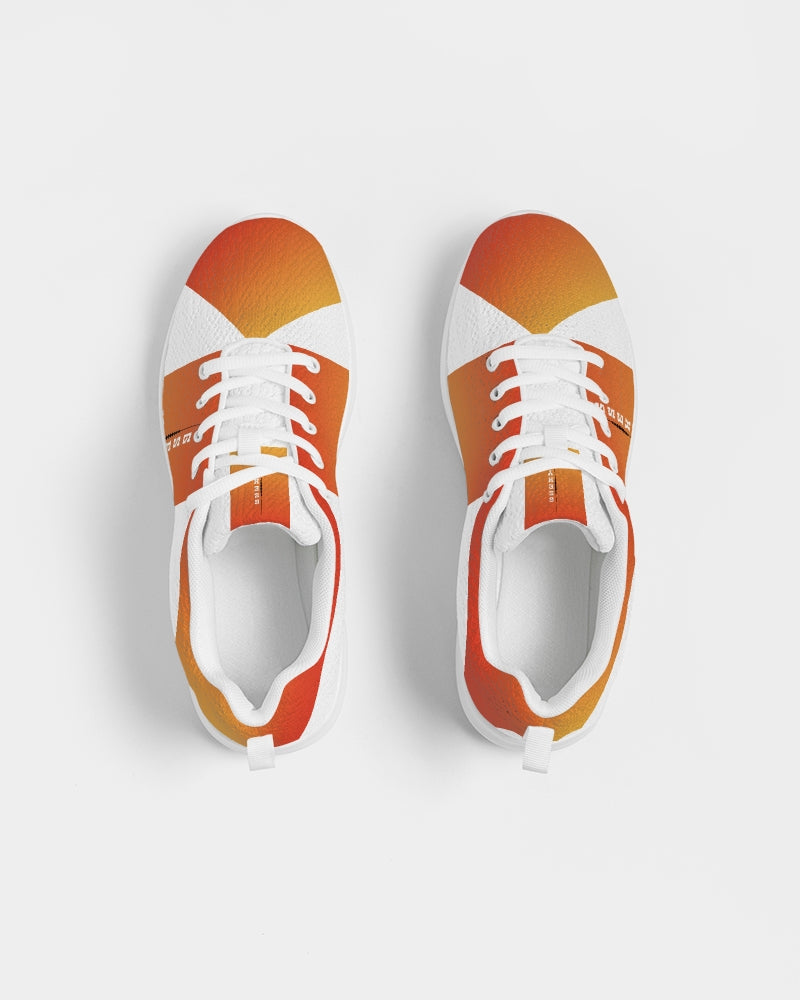 GSexy Brand Orange and White Orange Status Athletic Shoe for Men's top