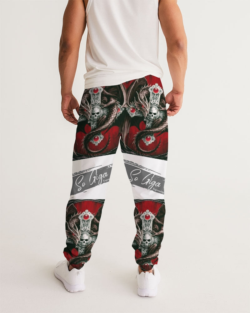 Crowne Red Men's Track Pants for Men's