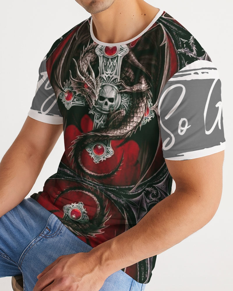 Crowne Red Men's T-Shirt for Men's